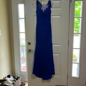 Royal Blue Long Formal Gown